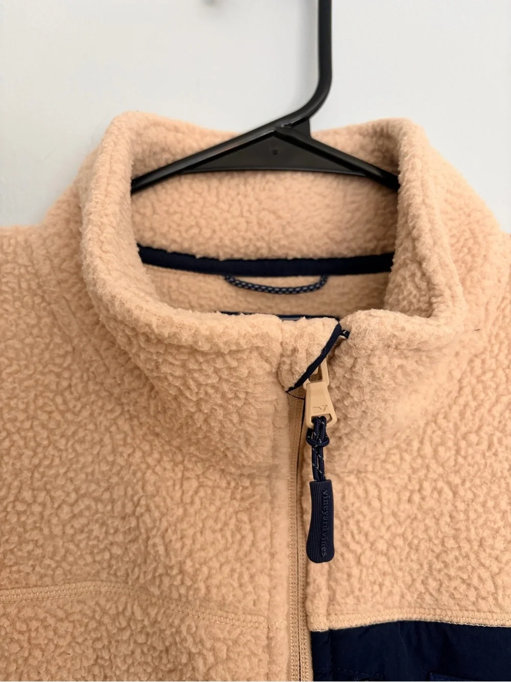 Vineyard Vines Sherpa Vest and Gingham Tucker Shirt